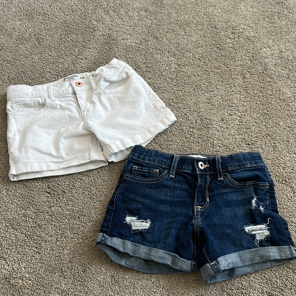 Two pairs of Abercromie shorts